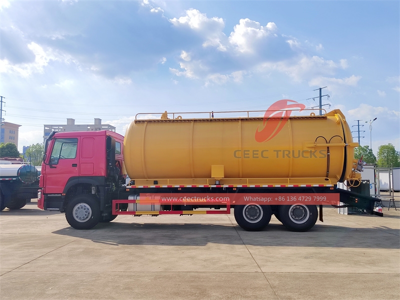 Heavy duty 20m3 Vacuum Sewage Suction trucks with factory direct sale