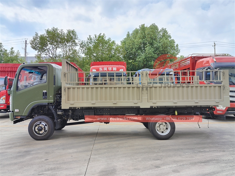 ISUZU 4×4 Military flat body truck made in China