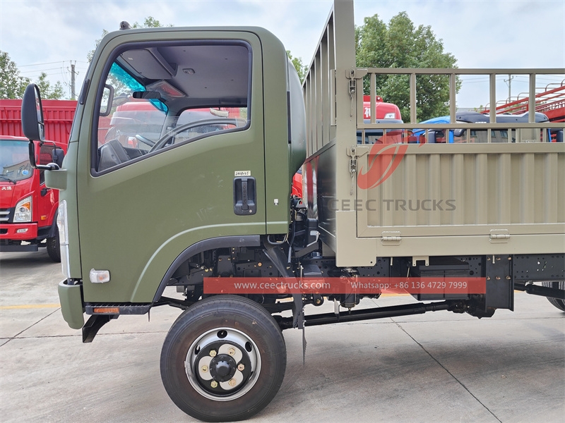 ISUZU 4×4 Military flat body truck made in China