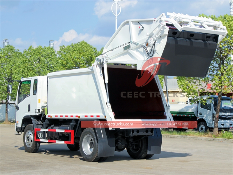 Shacman 8CBM compactor garbage truck with direct sale