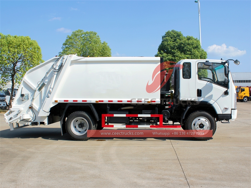 Shacman 8CBM compactor garbage truck with direct sale