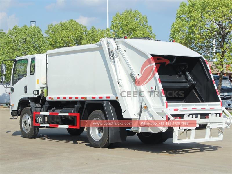 Shacman 8CBM compactor garbage truck with direct sale