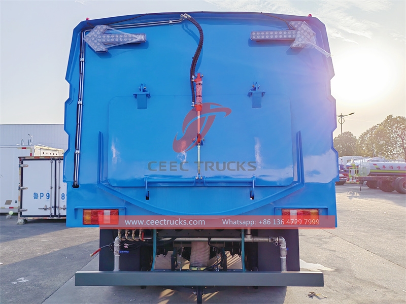 Howo street vacuum sweeping truck with factory direct sale