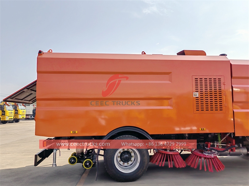 Howo 15CBM mechnical sweeper truck with factory direct sale