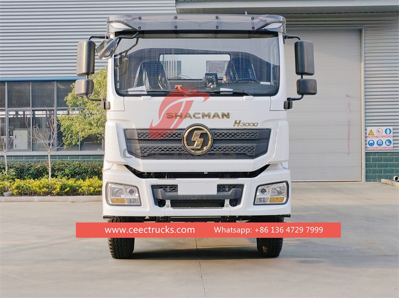 Shacman H3000 rear loading garbage truck for exporting