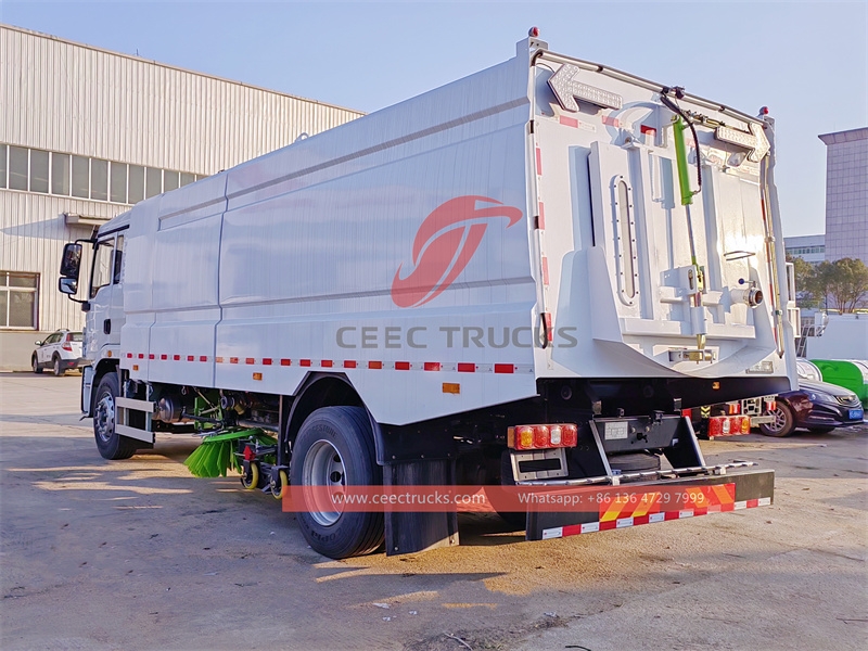 Shacman 9000L vacuum sweeping truck with factory direct sale