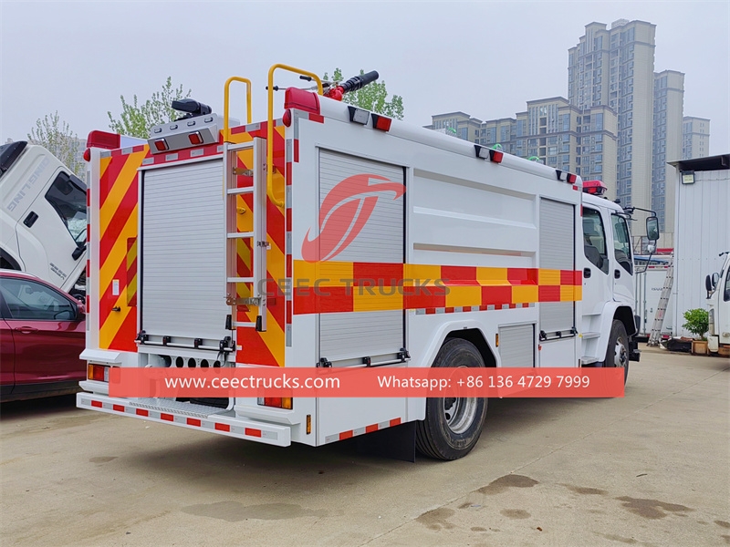 Isuzu FTR 8CBM fire fighting truck with factory direct sale