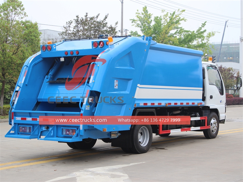 ISUZU NKR 6CBM Waste Compactor truck with factory direct sale