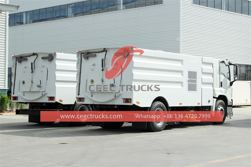 ISUZU FTR airport sweeper truck with factory direct sale