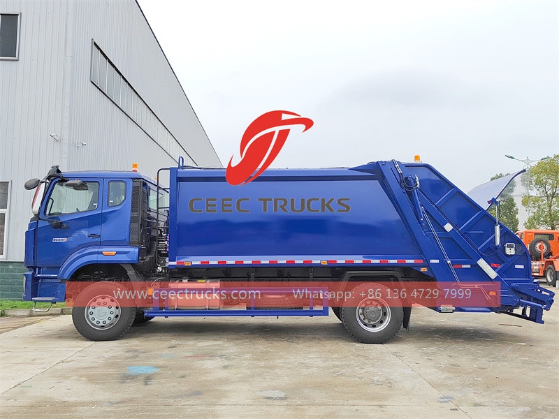 HOWO 12CBM garbage compression truck with factory direct sale