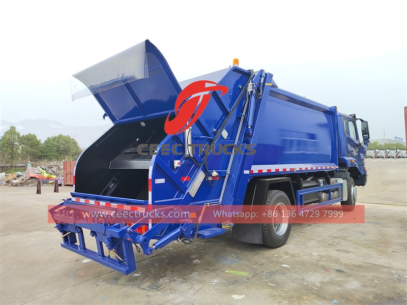 HOWO 12CBM garbage compression truck with factory direct sale