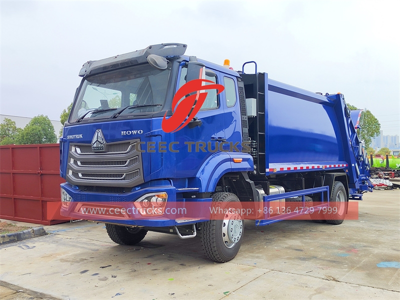 HOWO 12CBM garbage compression truck with factory direct sale