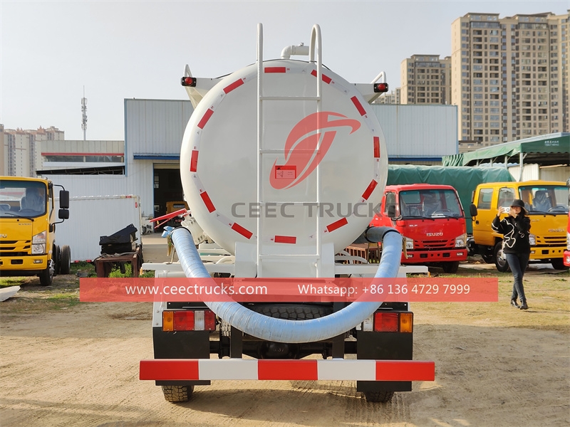 Isuzu mini vacuum suction truck made in China