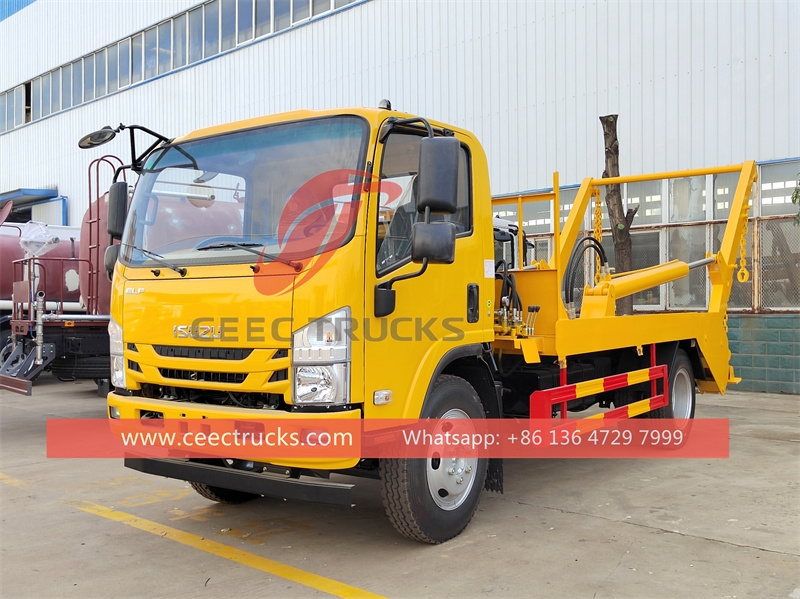 ISUZU NPR 6cbm skip refuse garbage truck