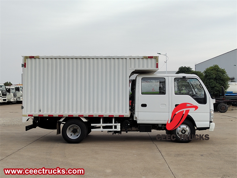 Isuzu 100P double row van truck