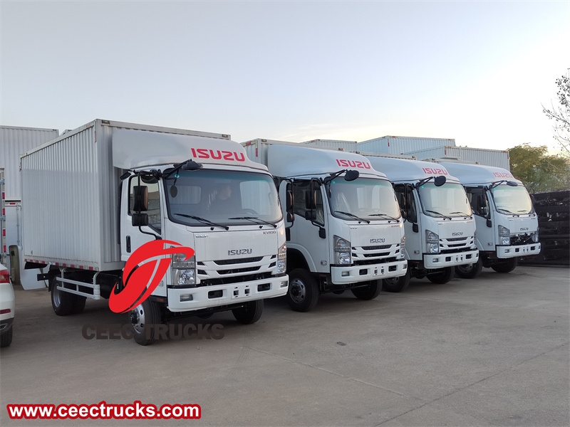 Dry Freight Box Trucks made by Isuzu