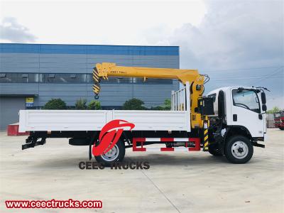 Isuzu 700P 4x4 off road boom crane truck