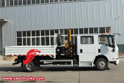 Isuzu 5 Ton articulated crane lorry truck