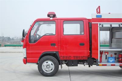 New Isuzu 4KH1 120HP 3000 Liters Fire fighting truck