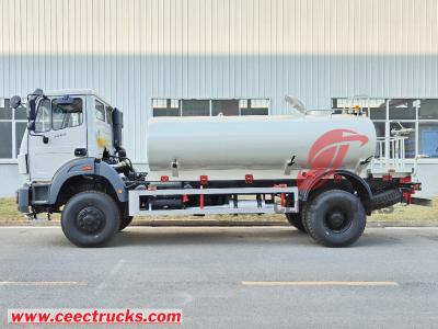 Beiben 1929 water bowser 8000L tank truck