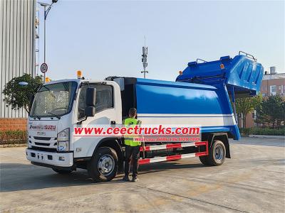 ISUZU 10CBM refuse compactor truck for sale