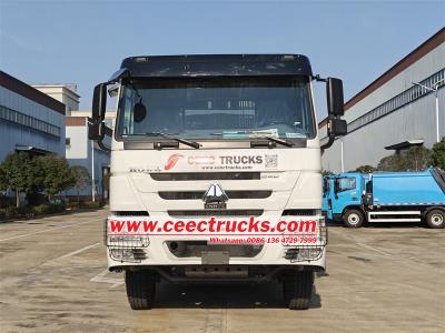 Howo 6x4 automatic refuse garbage compactor truck