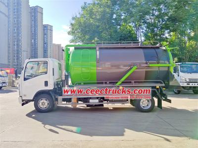 ISUZU ELF 190hp Vacuum Tank Truck made in China