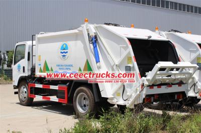 Philippine Isuzu ELF waste compactor truck