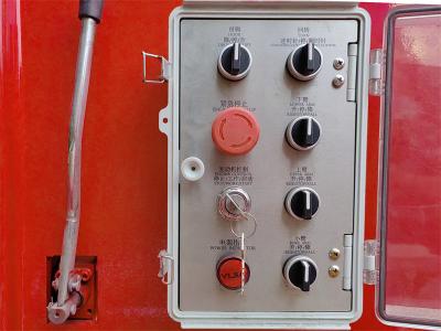 Isuzu new NPR 16m aerial lift truck with fire pumper