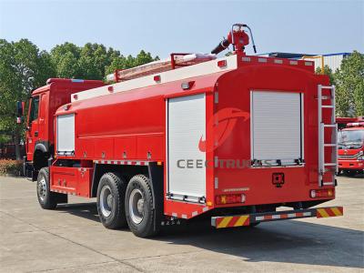 HOWO 6x6 water tank fire lorry