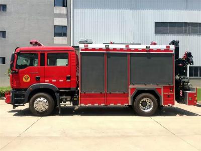 HOWO 4x2 fire rescue truck
