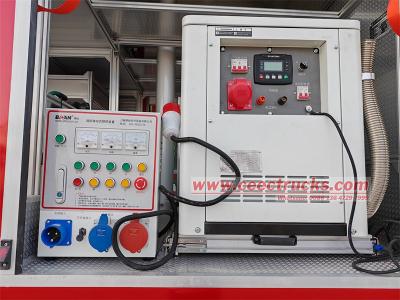 Howo multipurpose fire truck with hydraulic crane