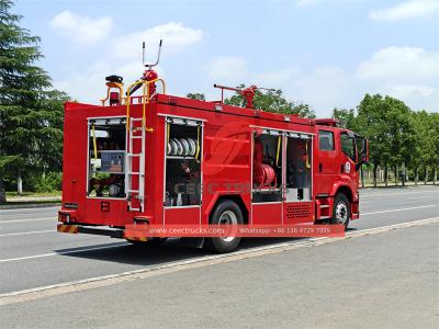 Isuzu  GIGA 4X dry powder fire fighting truck