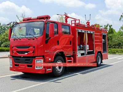 Isuzu  GIGA 4X dry powder fire fighting truck