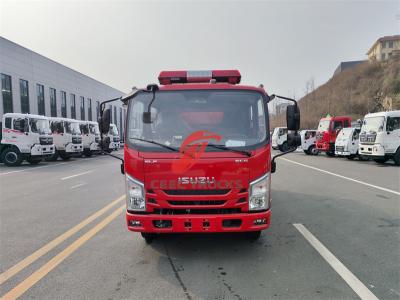 Africa ISUZU double cabin fire fighting truck