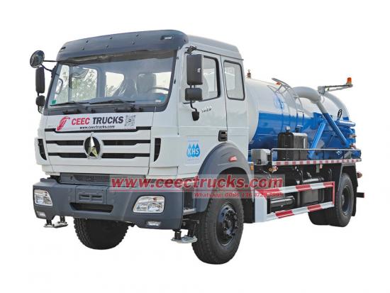 Beiben 1929 vacuum suction truck