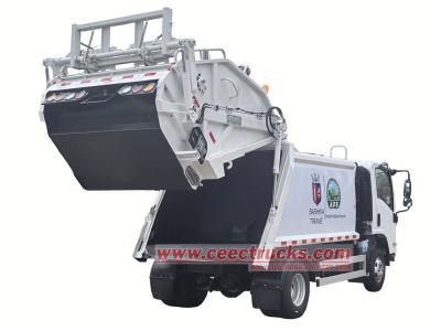 Isuzu ELF NPR rear loader garbage truck