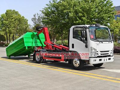 Isuzu ELF swing arm garbage truck