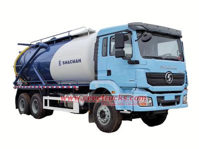 Shacman vacuum suction pump truck