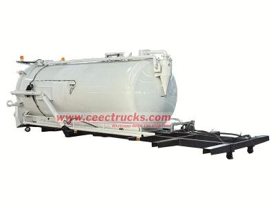 sludge vacuum pump tanker truck superstructure