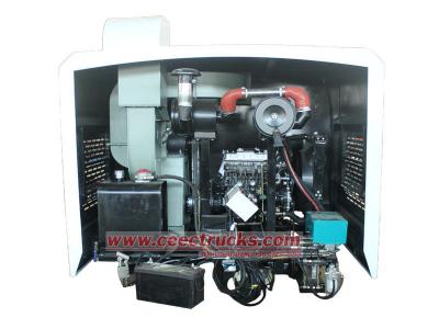 street sweeper truck superstructure