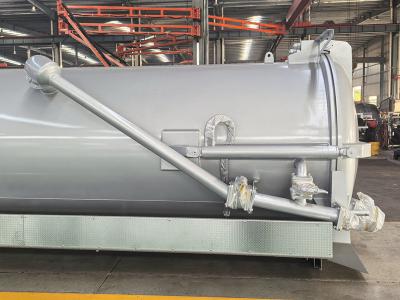 sludge vacuum pump tanker truck  upper body