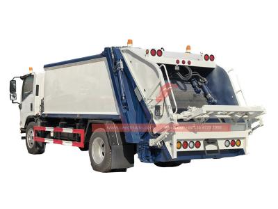 Isuzu rear loader garbage truck