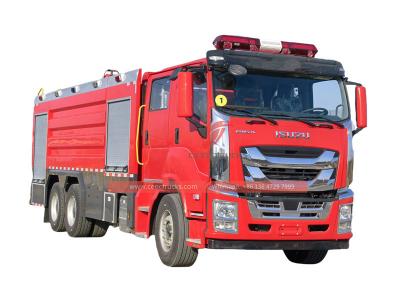 Isuzu GIGA 6x4 water fire truck