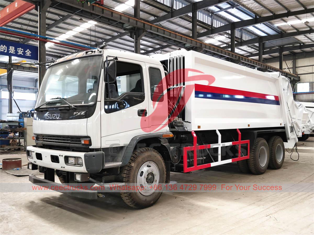 CEEC экспортқа ISUZU FVZ 20 CBM қоқыс сығымдағыш машинасын шығарды