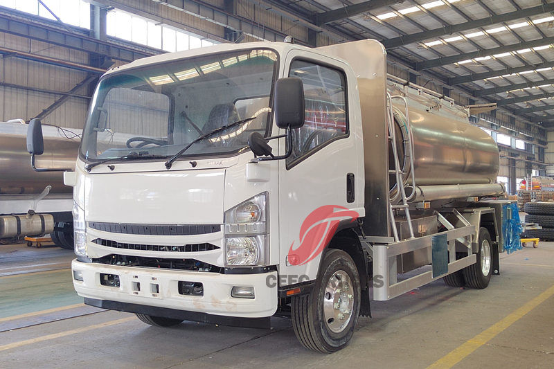 Isuzu ELF оң жақ жетекті алюминий қорытпасы жанармай цистернасы