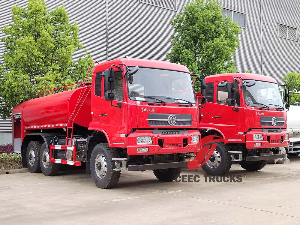 DONGFENG 6x6 жолдан тыс әскери өртке қарсы су цистернасы Эфиопияға экспортталады