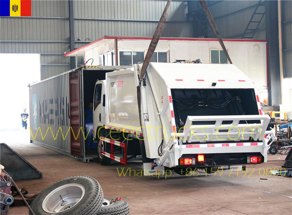 Оңтүстік-Шығыс Еуропадағы тұтынушы ISUZU 8CBM сығымдағыш жүк көлігін сатып алады