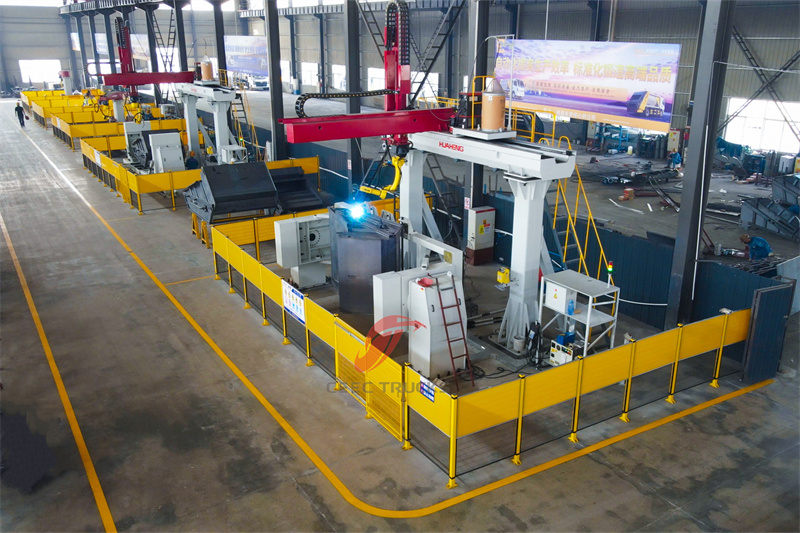 Автоматтандырылған дәнекерлеуді қоқыс артындағы тиегіш өндірісінде қолдану