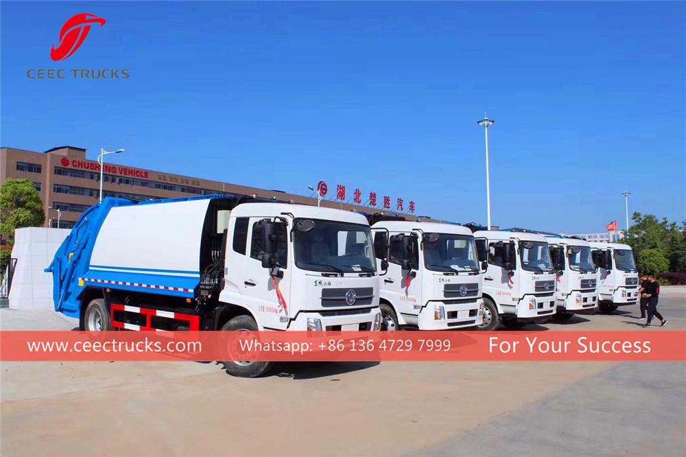 Вьетнамға экспортталатын 8 бірлік Dongfeng қоқыс сығымдағыш